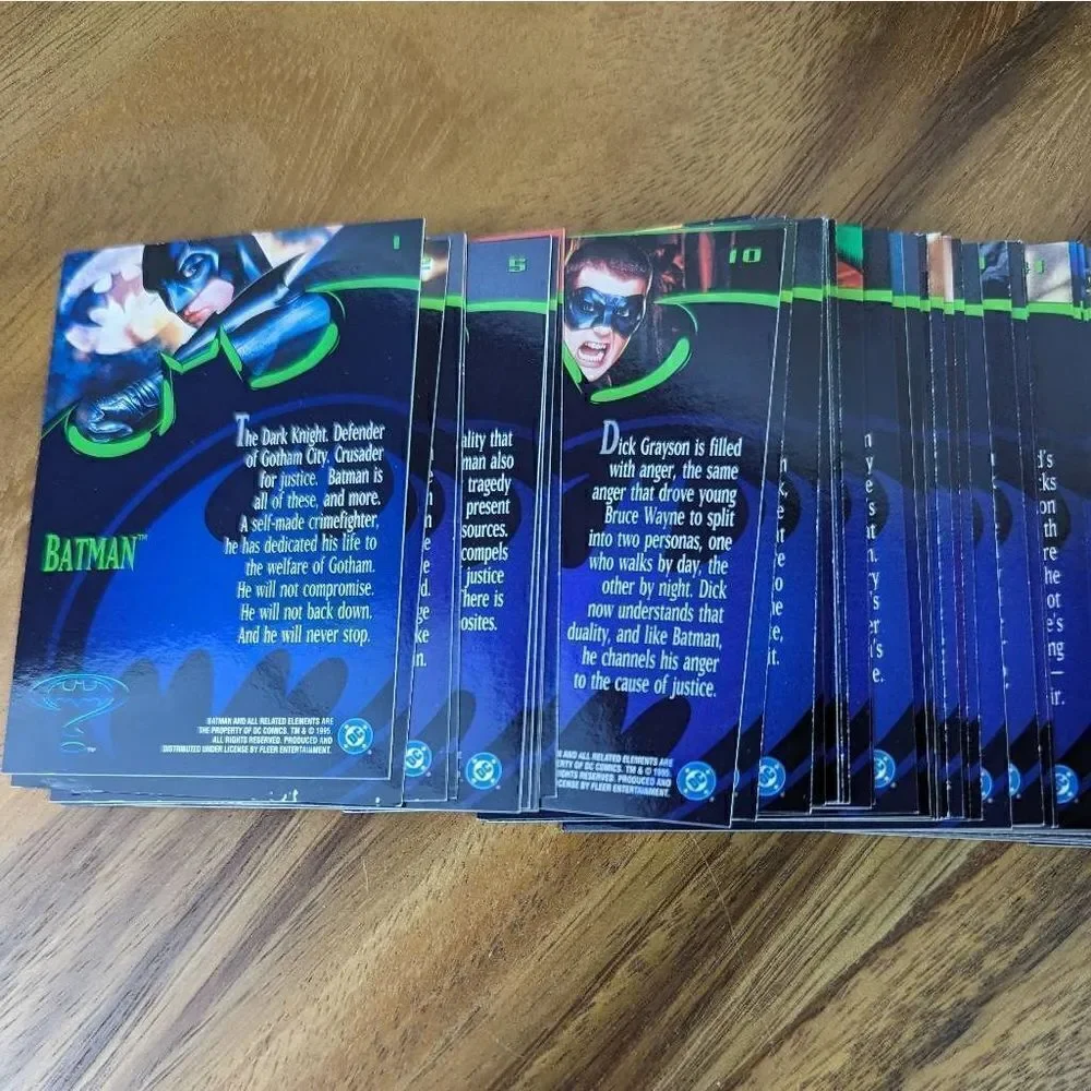 Batman Forever Fleer Ultra 95 Complete 149 Cards Trading Card Set 1999 DC Comics